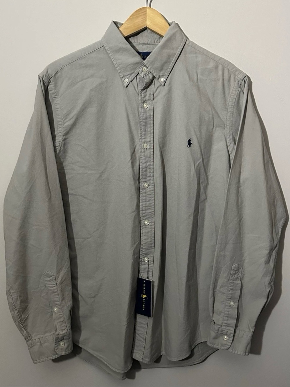 Polo Ralph Lauren Button Down Shirt Long Sleeve Classic Fit Mens Size Large NWT